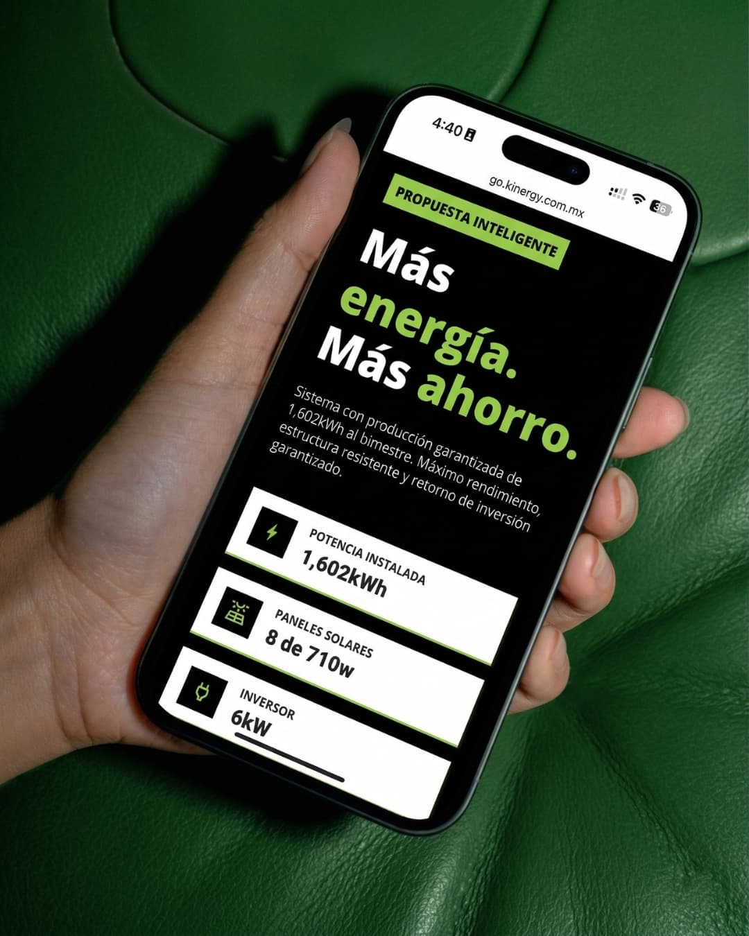 Caso de éxito de Kinergy Solar